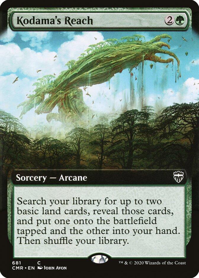 Kodama's Reach (Extended Art) 681 card from Commander Legends