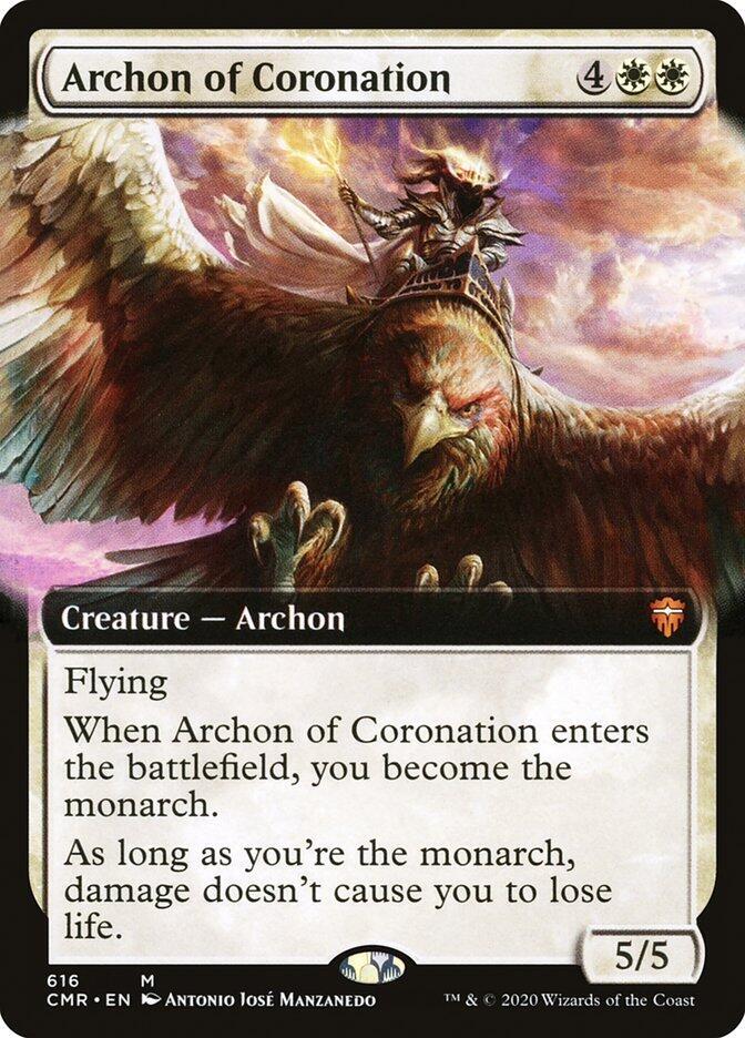 Archon of Coronation (Extended Art) 616 card from Commander Legends