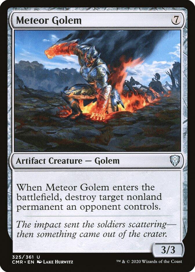 Meteor Golem 325 card from Commander Legends