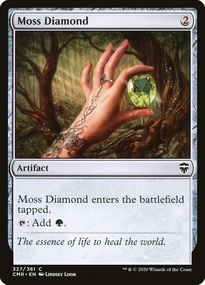 Moss Diamond 327 card from Commander Legends