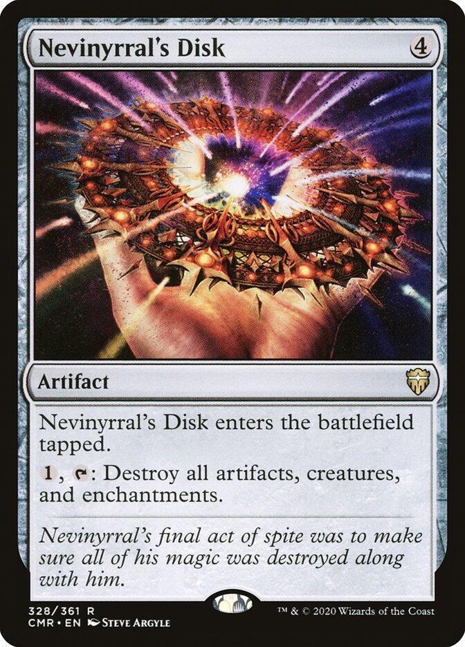 Nevinyrral's Disk 328 card from Commander Legends