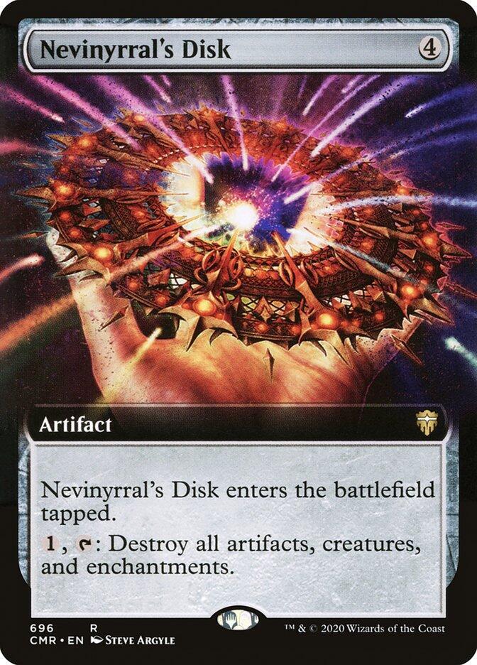 Nevinyrral's Disk (Extended Art) 696 card from Commander Legends
