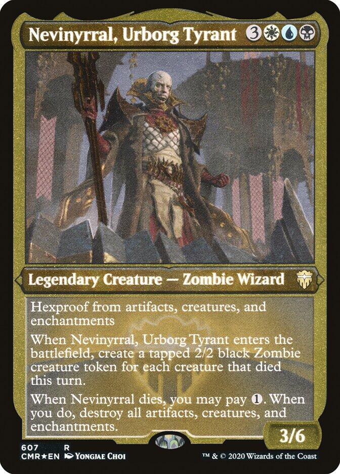 Nevinyrral, Urborg Tyrant (Foil Etched) 607 card from Commander Legends