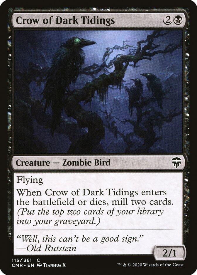 Crow of Dark Tidings 115 card from Commander Legends