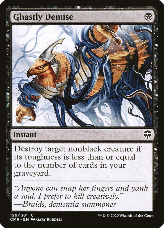 Ghastly Demise 129 card from Commander Legends