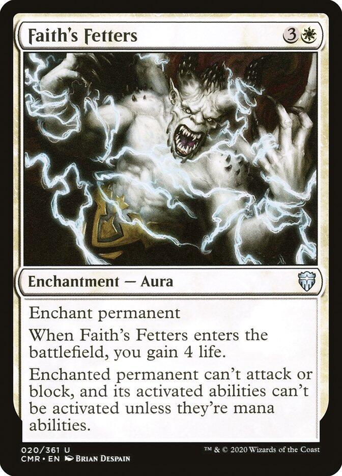 Faith's Fetters 20 card from Commander Legends
