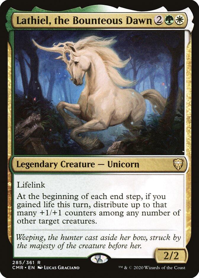 Lathiel, the Bounteous Dawn 285 card from Commander Legends