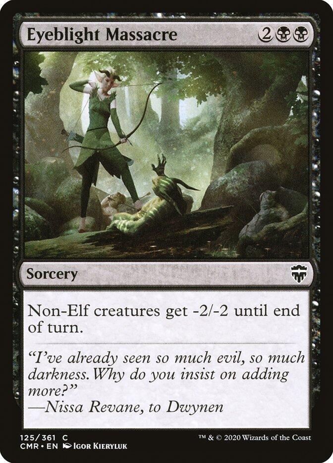 Eyeblight Massacre 125 card from Commander Legends
