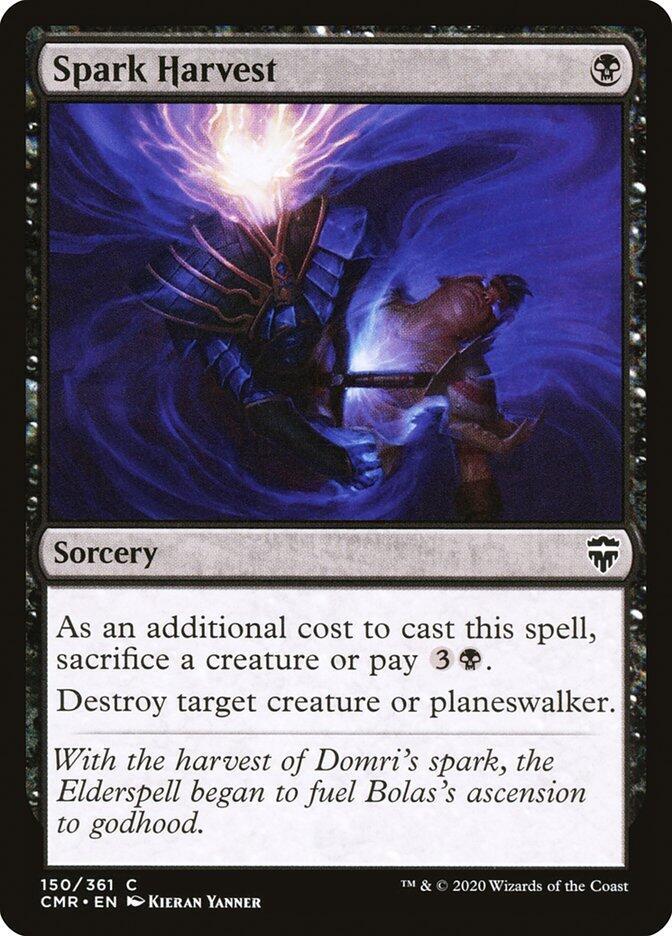 Spark Harvest 150 card from Commander Legends