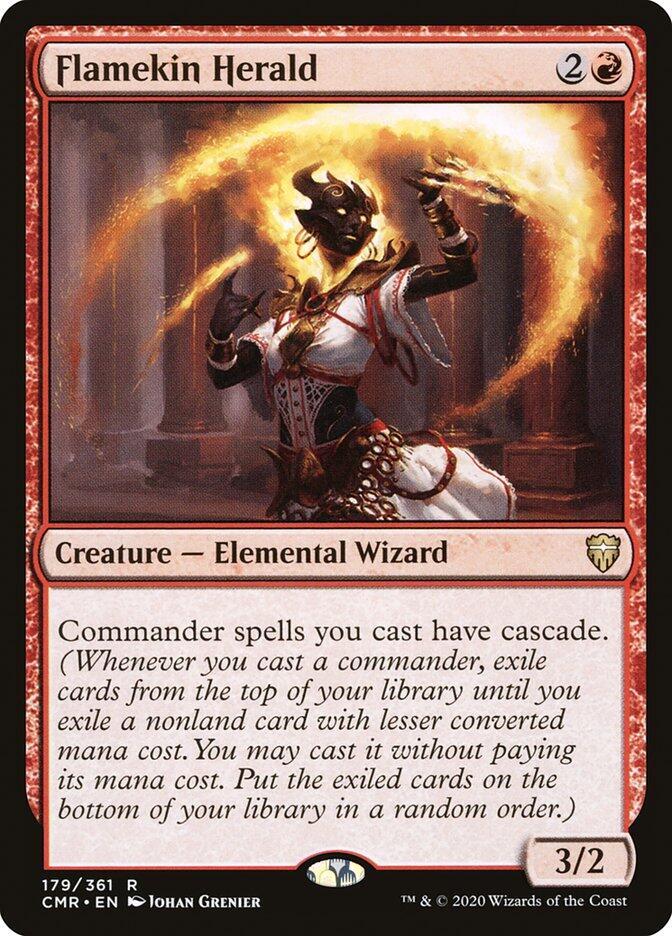 Flamekin Herald 179 card from Commander Legends