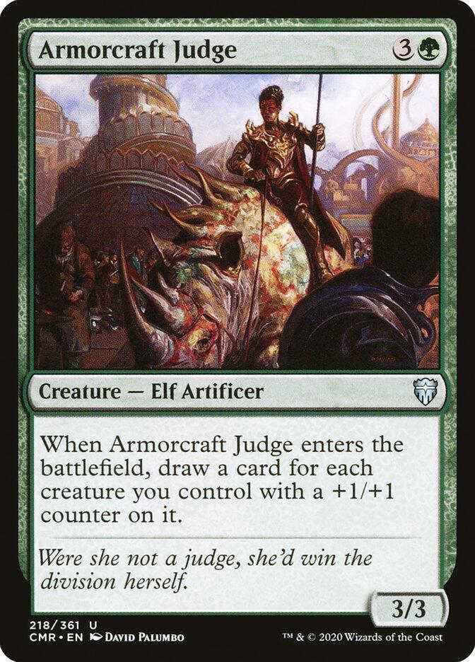 Armorcraft Judge 218 card from Commander Legends