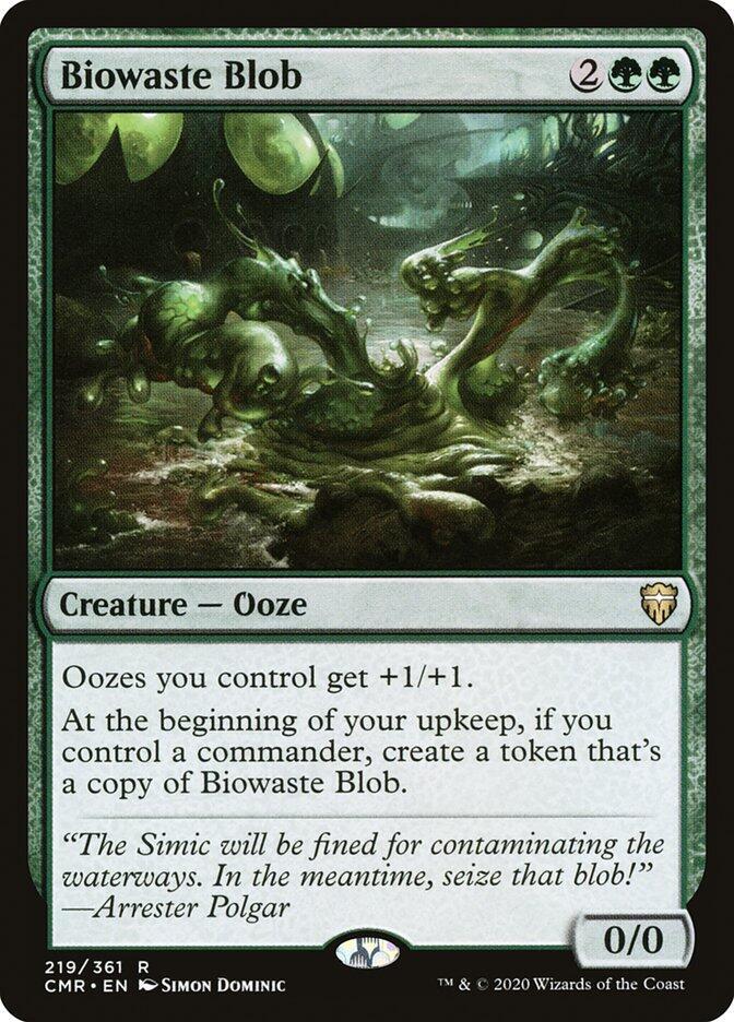 Biowaste Blob 219 card from Commander Legends