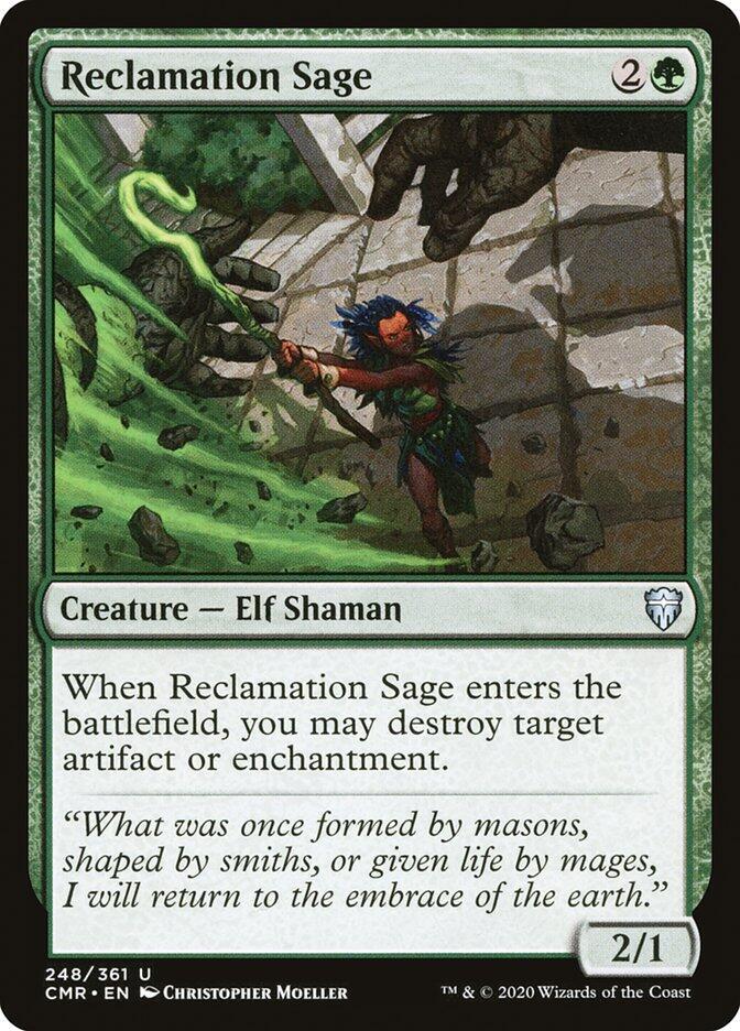 Reclamation Sage 248 card from Commander Legends