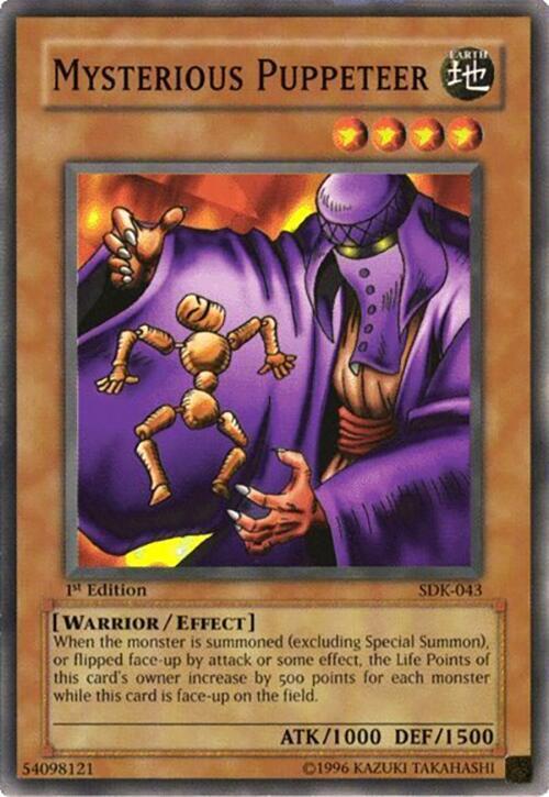 Mysterious Puppeteer SDK-043 card from Starter Deck: Kaiba