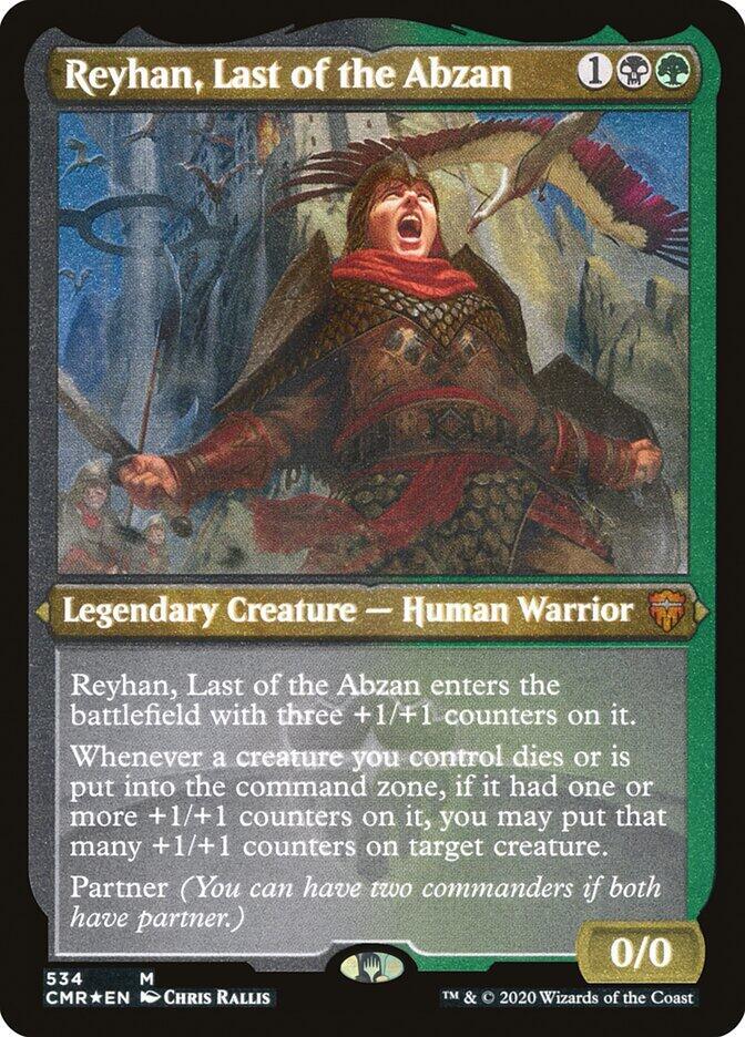Reyhan, Last of the Abzan (Foil Etched) 534 card from Commander Legends