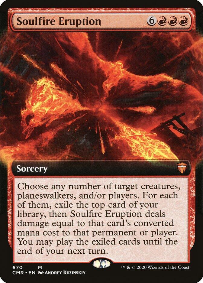 Soulfire Eruption (Extended Art) 670 card from Commander Legends