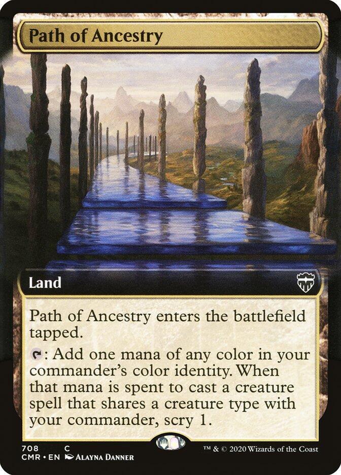 Path of Ancestry (Extended Art) 708 card from Commander Legends