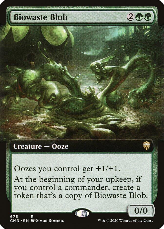 Biowaste Blob (Extended Art) 675 card from Commander Legends