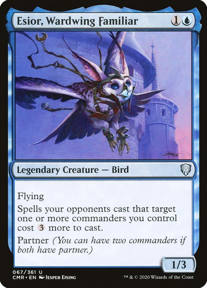 Esior, Wardwing Familiar 67 card from Commander Legends