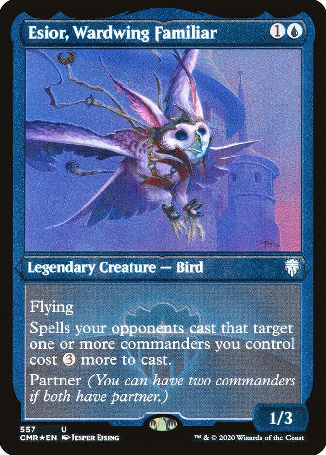 Esior, Wardwing Familiar (Foil Etched) 557 card from Commander Legends