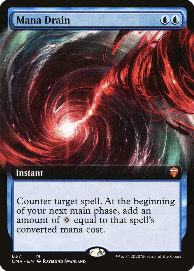 Mana Drain (Extended Art) 637 card from Commander Legends