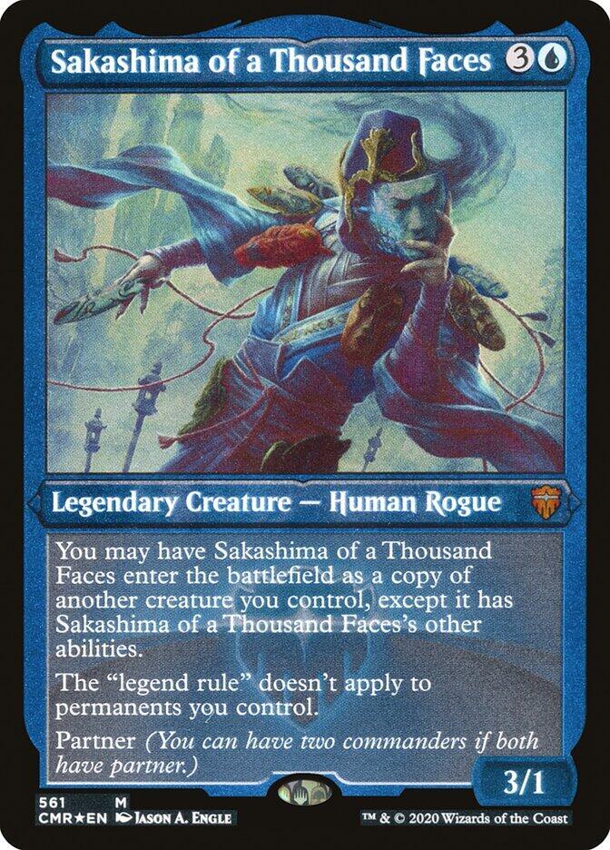 Sakashima of a Thousand Faces (Foil Etched) 561 card from Commander Legends