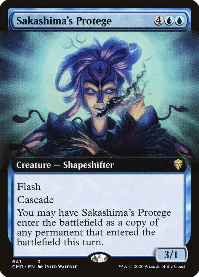 Sakashima's Protege (Extended Art) 641 card from Commander Legends