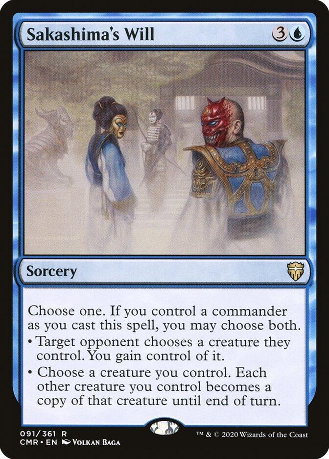 Sakashima's Will 91 card from Commander Legends