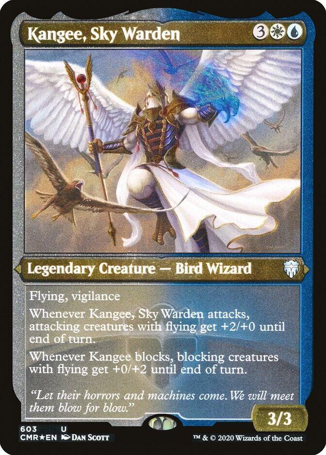 Kangee, Sky Warden (Foil Etched) 603 card from Commander Legends