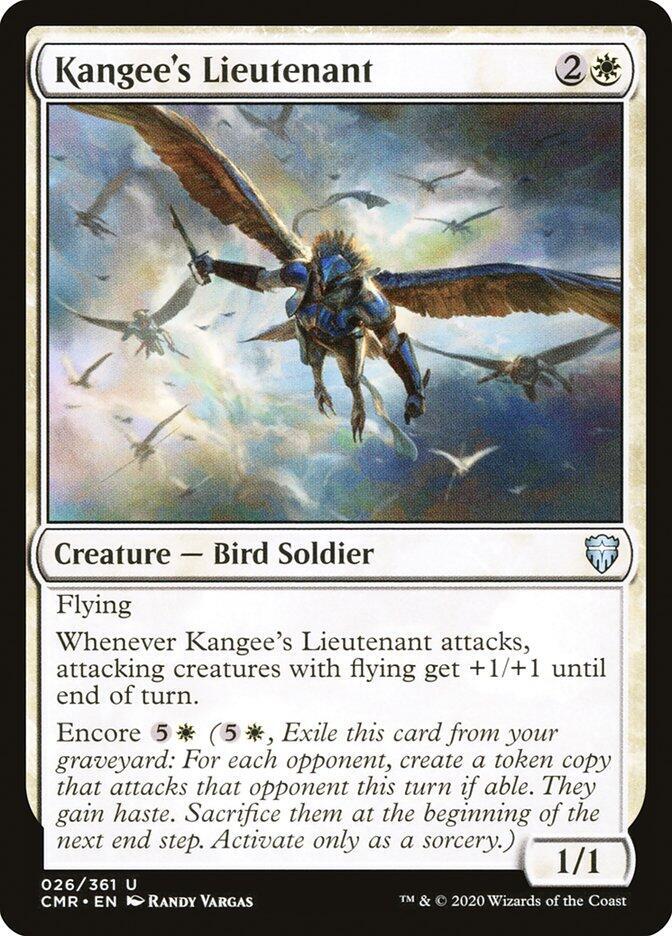 Kangee's Lieutenant 26 card from Commander Legends