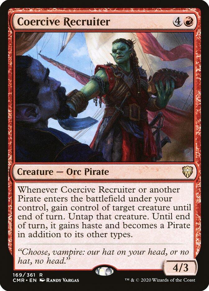 Coercive Recruiter 169 card from Commander Legends