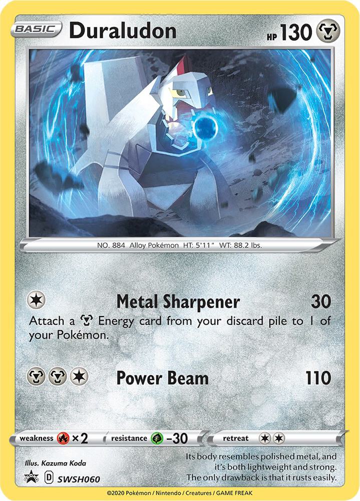 Duraludon SWSH060 card from SWSH: Sword & Shield Promo Cards
