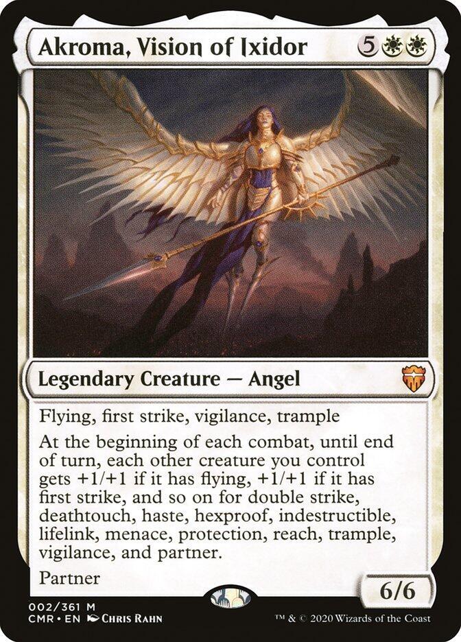 Akroma, Vision of Ixidor 2 card from Commander Legends