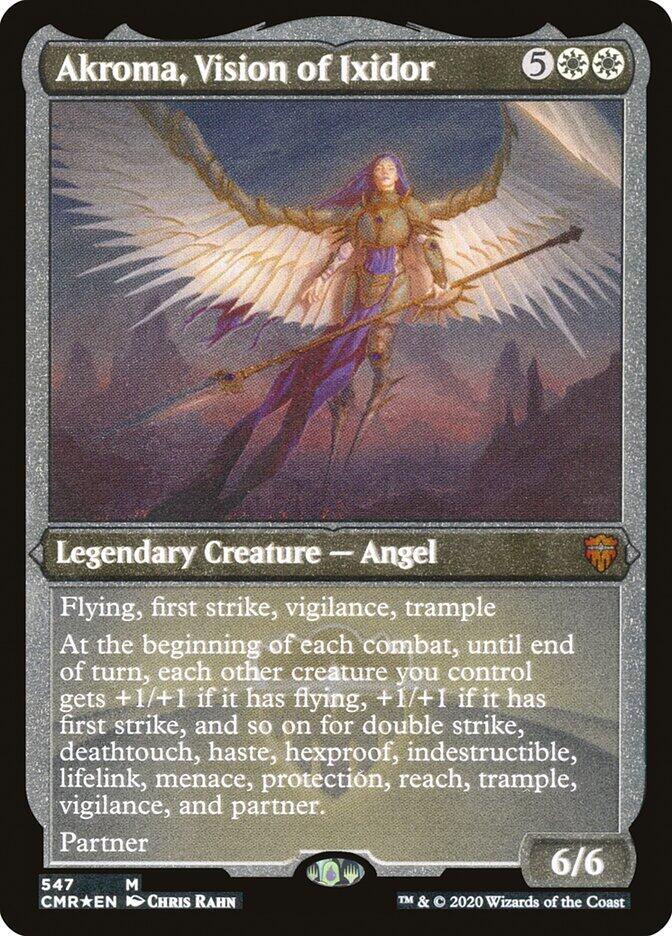 Akroma, Vision of Ixidor (Foil Etched) 547 card from Commander Legends