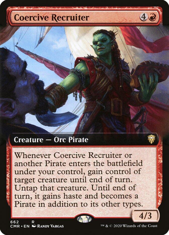Coercive Recruiter (Extended Art) 662 card from Commander Legends
