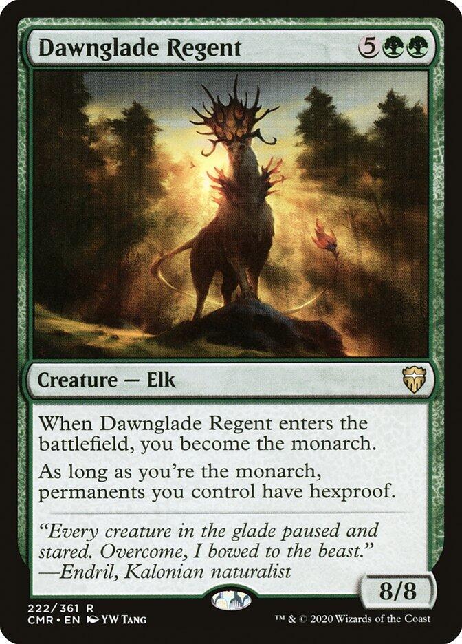 Dawnglade Regent 222 card from Commander Legends