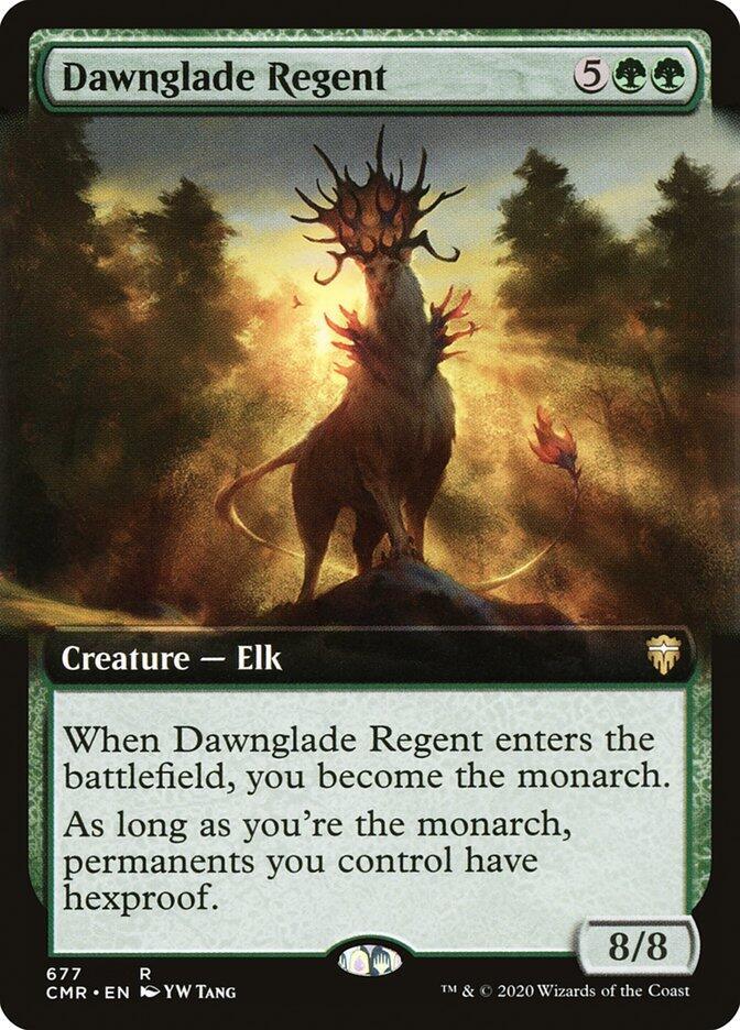 Dawnglade Regent (Extended Art) 677 card from Commander Legends