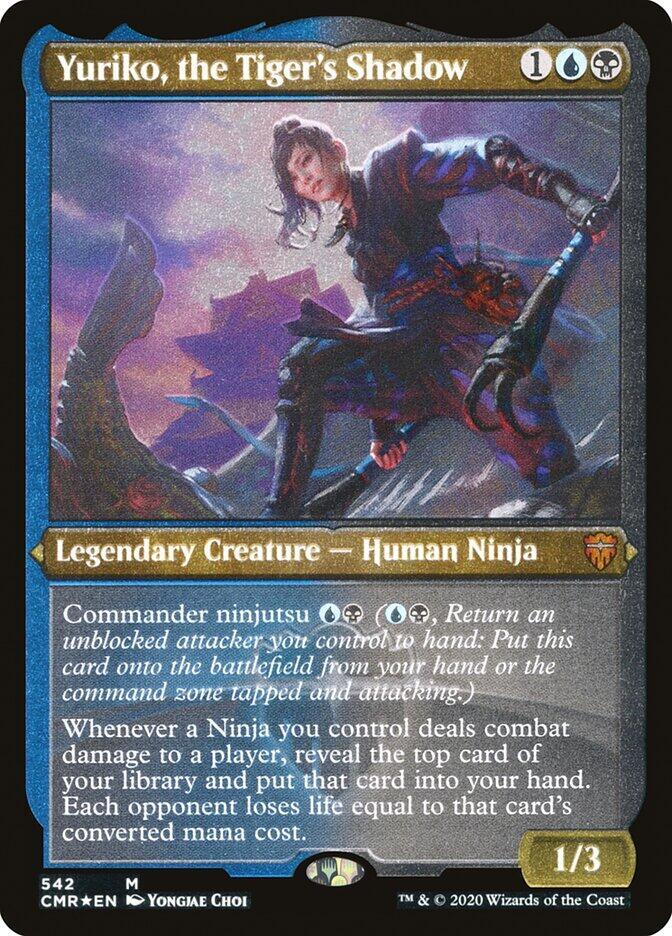 Yuriko, the Tiger's Shadow (Foil Etched) 542 card from Commander Legends