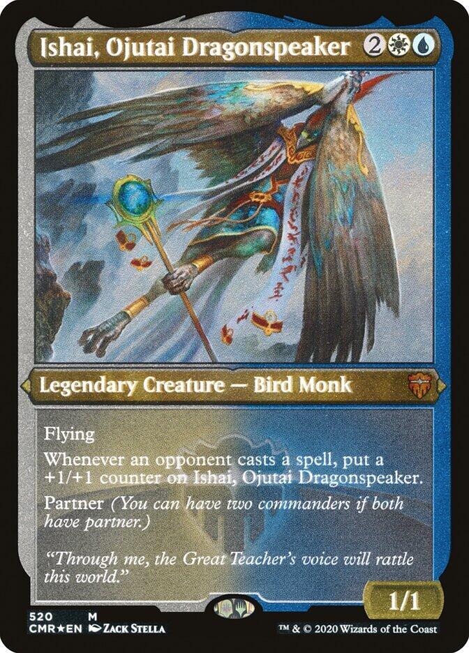 Ishai, Ojutai Dragonspeaker (Foil Etched) 520 card from Commander Legends