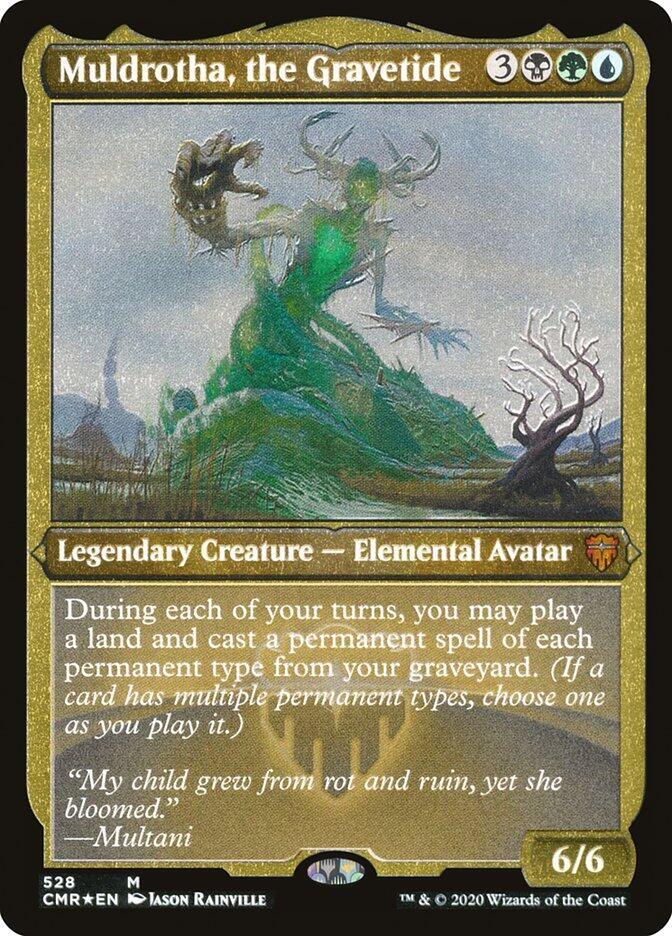 Muldrotha, the Gravetide (Foil Etched) 528 card from Commander Legends