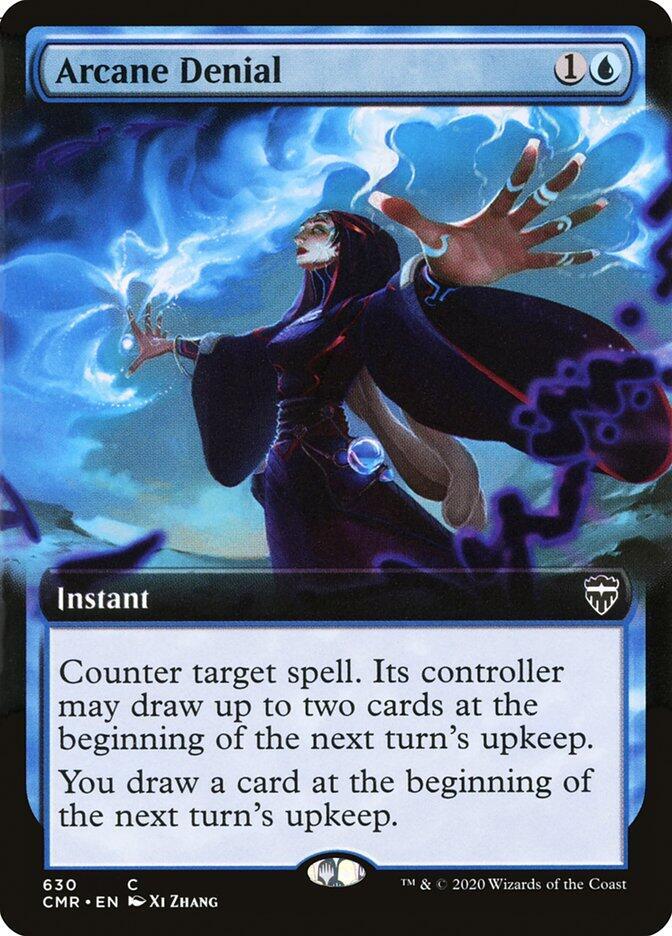 Arcane Denial (Extended Art) 630 card from Commander Legends