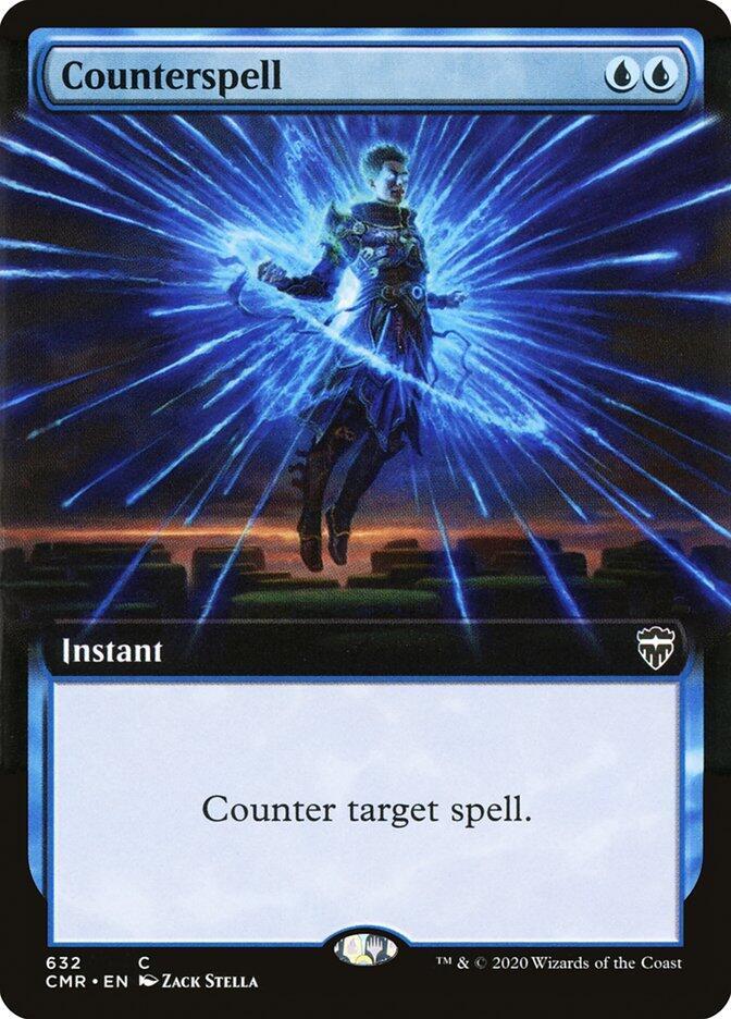 Counterspell (Extended Art) 632 card from Commander Legends
