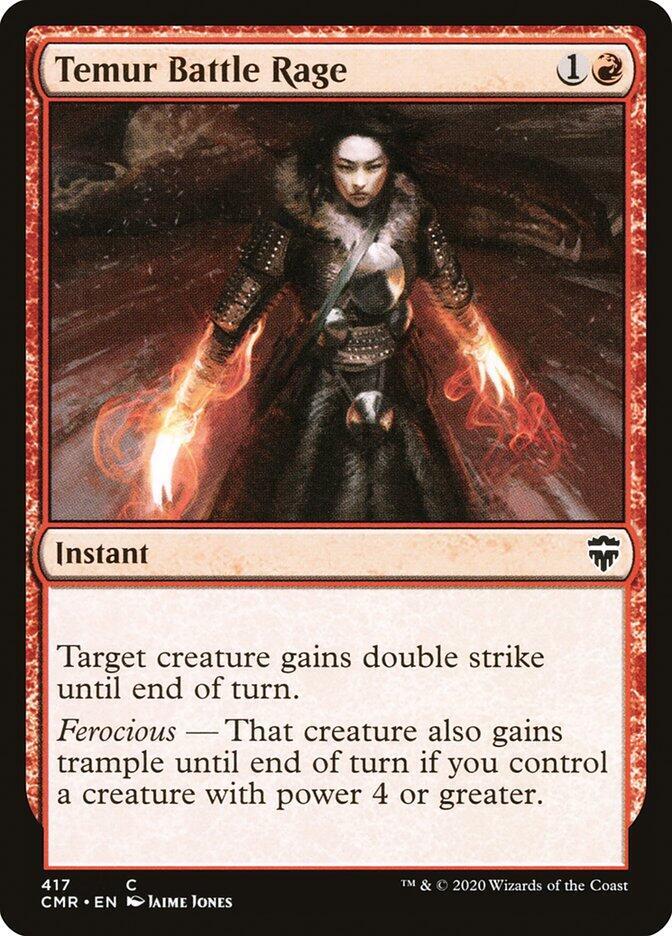 Temur Battle Rage 417 card from Commander Legends