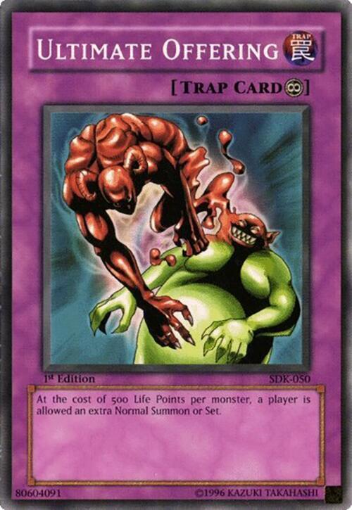 Ultimate Offering SDK-050 card from Starter Deck: Kaiba