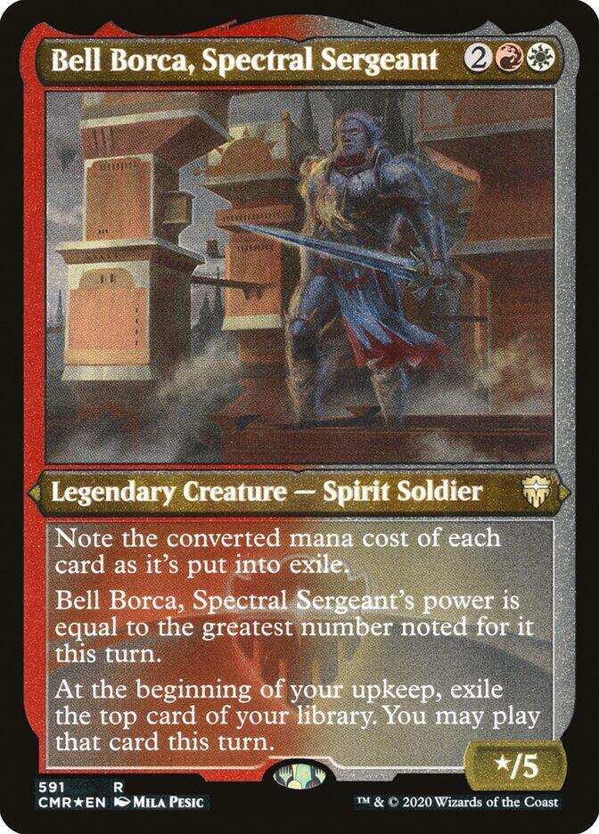 Bell Borca, Spectral Sergeant (Foil Etched) 591 card from Commander Legends