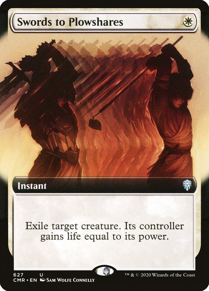 Swords to Plowshares (Extended Art) 627 card from Commander Legends