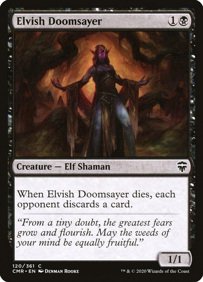 Elvish Doomsayer 120 card from Commander Legends