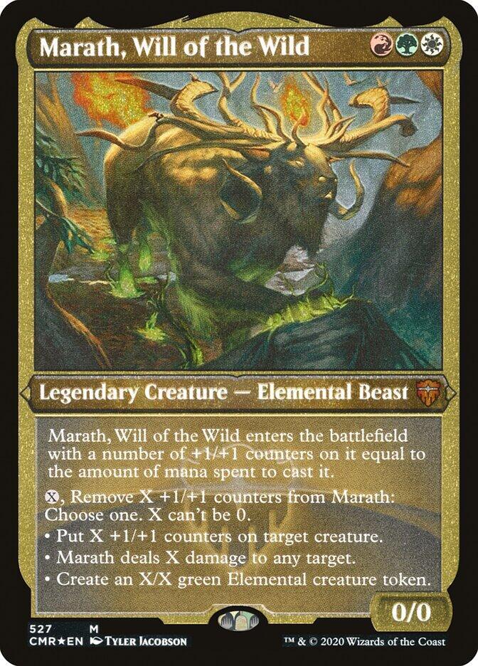 Marath, Will of the Wild (Foil Etched) 527 card from Commander Legends