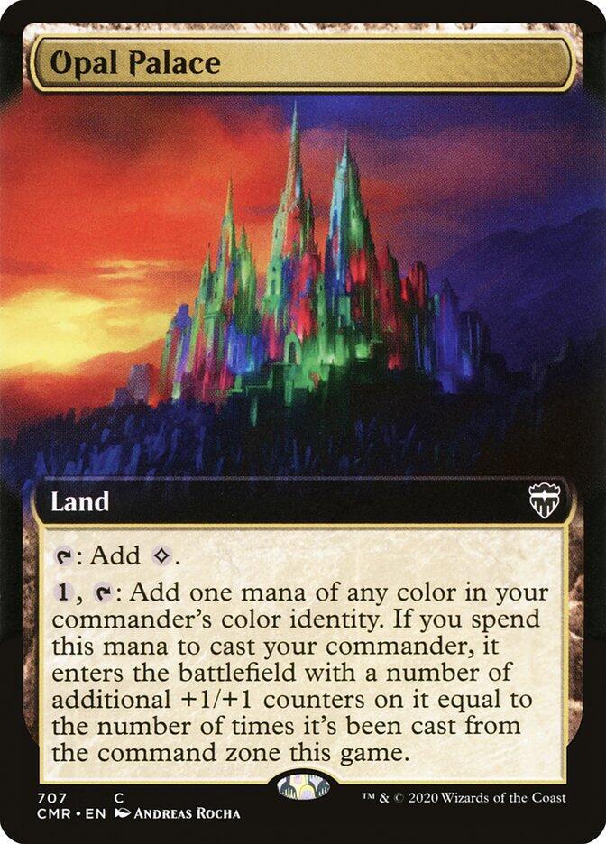 Opal Palace (Extended Art) 707 card from Commander Legends