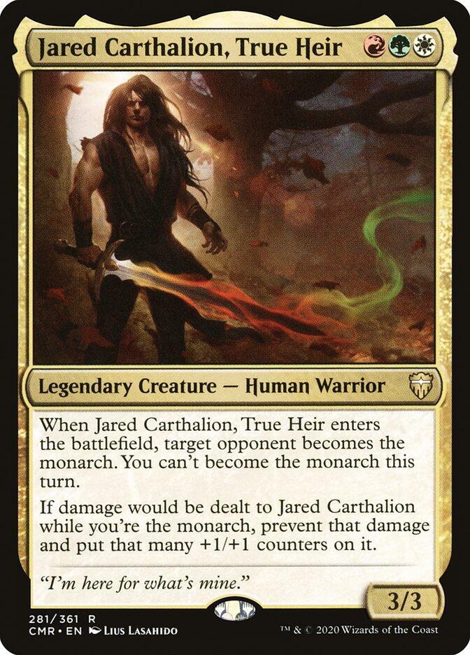 Jared Carthalion, True Heir 281 card from Commander Legends